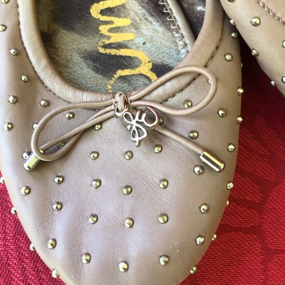 Sam Edelman- Studded Ballet Flats - Picture 3 of 5
